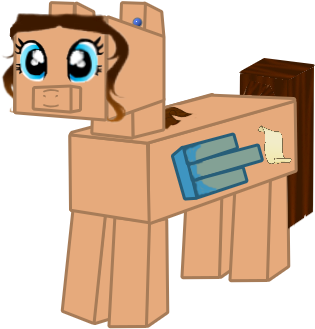 Owl Parchment Minecraft Pony - Minecraft (552x539)