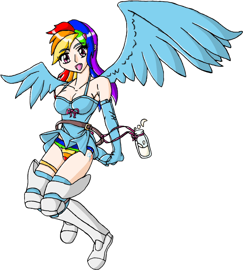Eradose, Breasts, Cleavage, Clothes, Cosplay, Dress, - Rainbow Dash (857x949)
