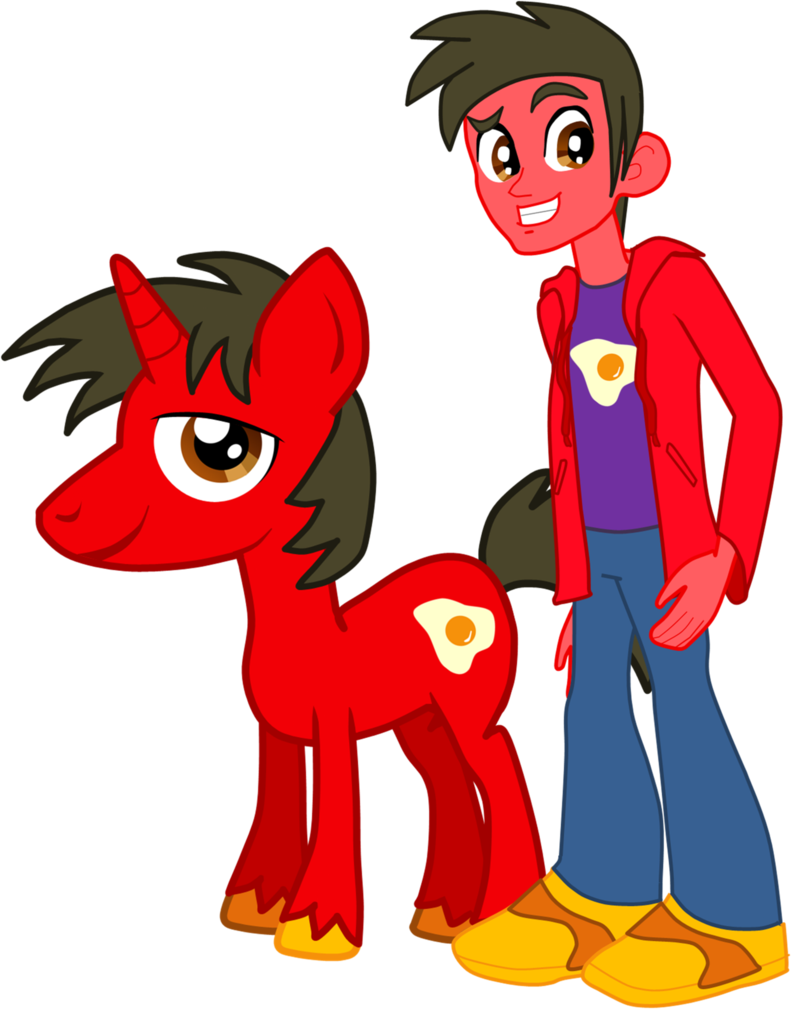 Equestria Boys Oc - Cartoon (791x1009)