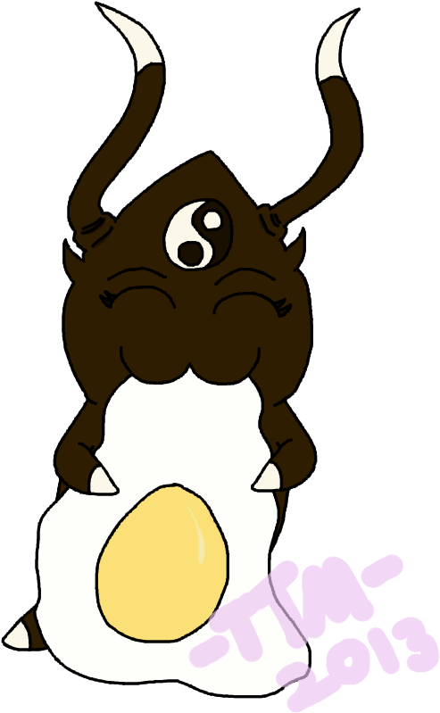 Harmony Eating A Fried Egg By Tattertotminion - Harmony Eating A Fried Egg By Tattertotminion (547x831)