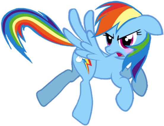 Dash Gets Mad When Aj Teases Her, And Yet She Just - Cartoon (559x428)