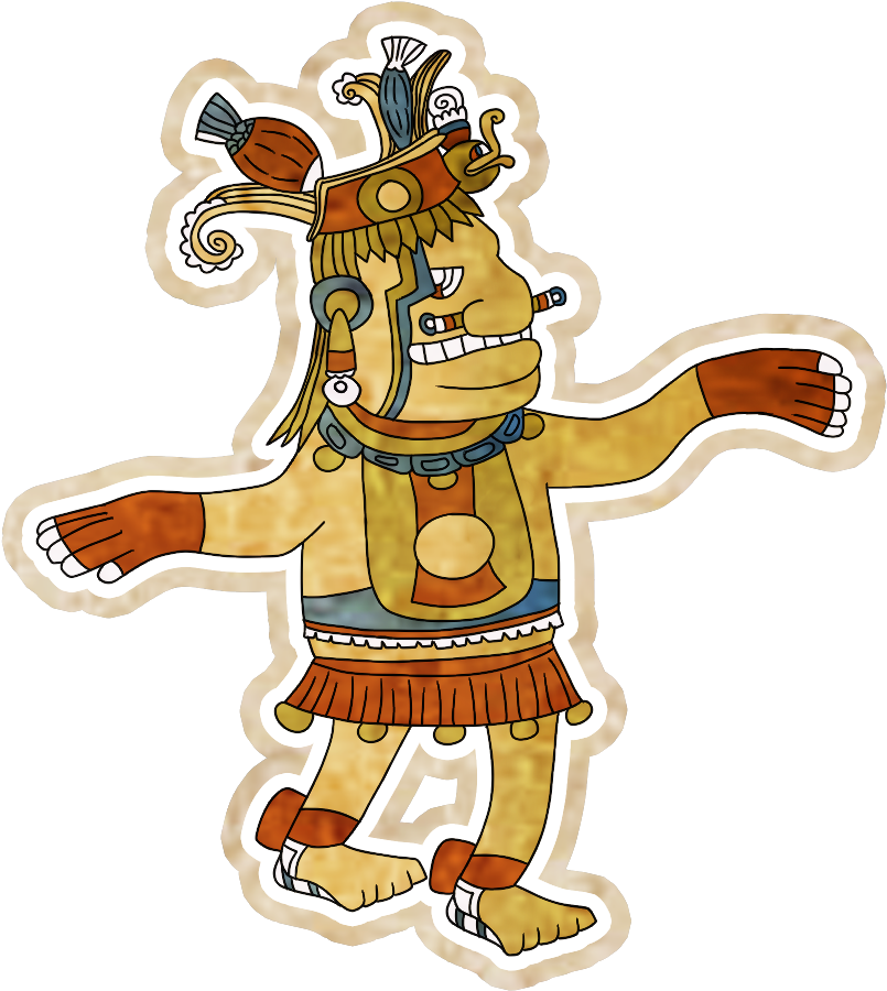 Aztec God Centeotl By Pamgomez - Aztec God Png (812x922)