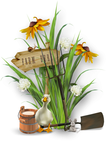 Clip Art - Artificial Flower (372x500)