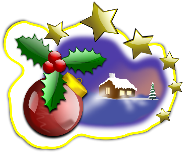 Christmas 004 Png Clip Arts - Sankt-panda-weihnachten Karte (600x500)