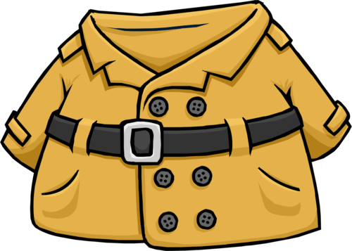 Detectives Coat Club Penguin Wiki The Free Editable - Club Penguin (500x357)
