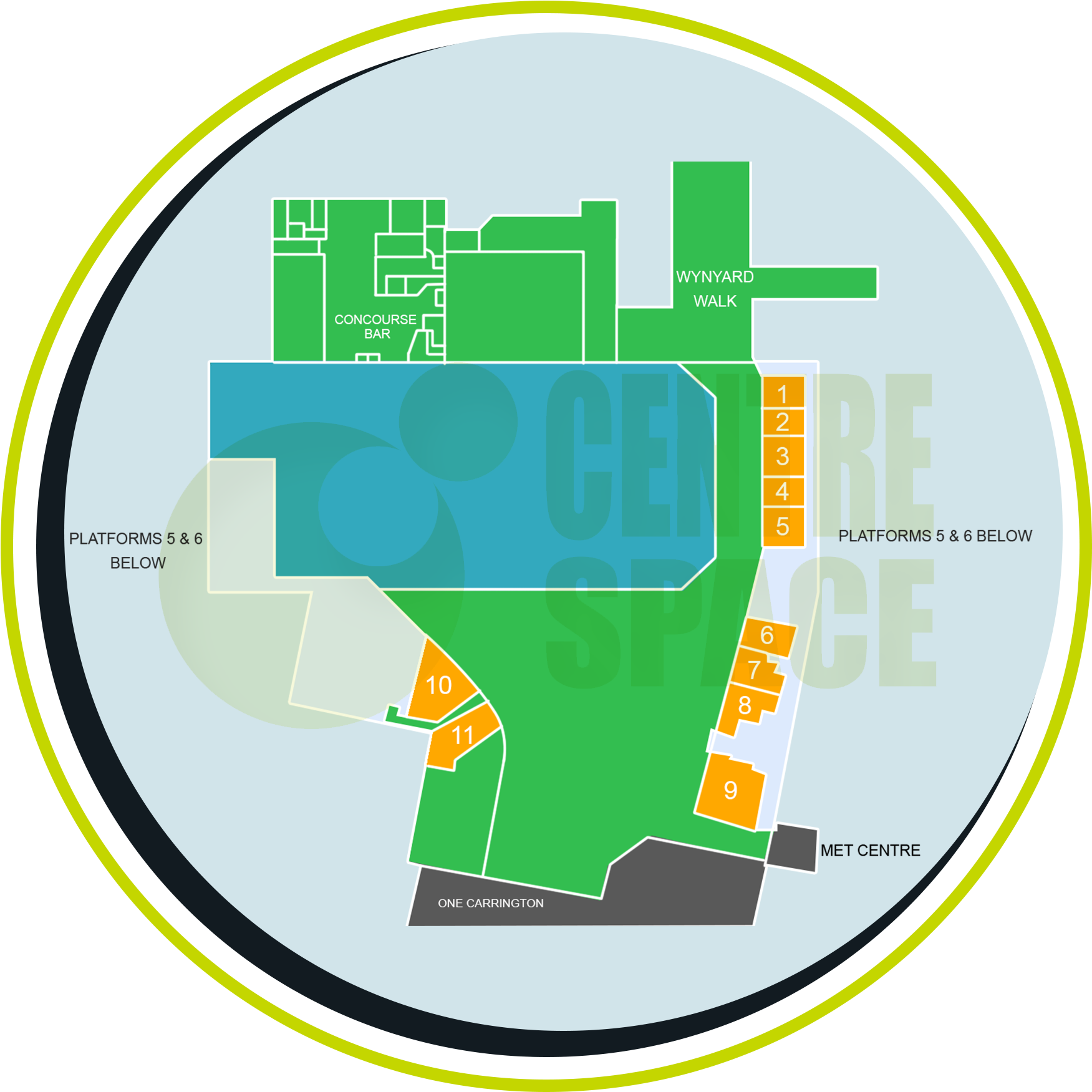 Wynyard Railway Station - Shopping Mall (1772x1772)