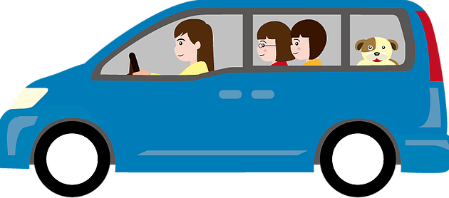 All Rentals Come With A Free Gps And Wifi - Minivan Clipart (630x278)