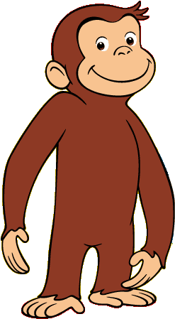 Curious George Decision Stats - Curious George Cartoon Monkey (329x479)