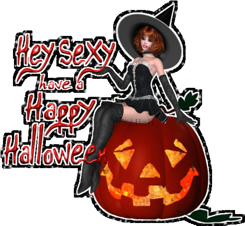 Halloween Costume Ideas For The Modern Witch - Feliz Halloween Gif (500x461)