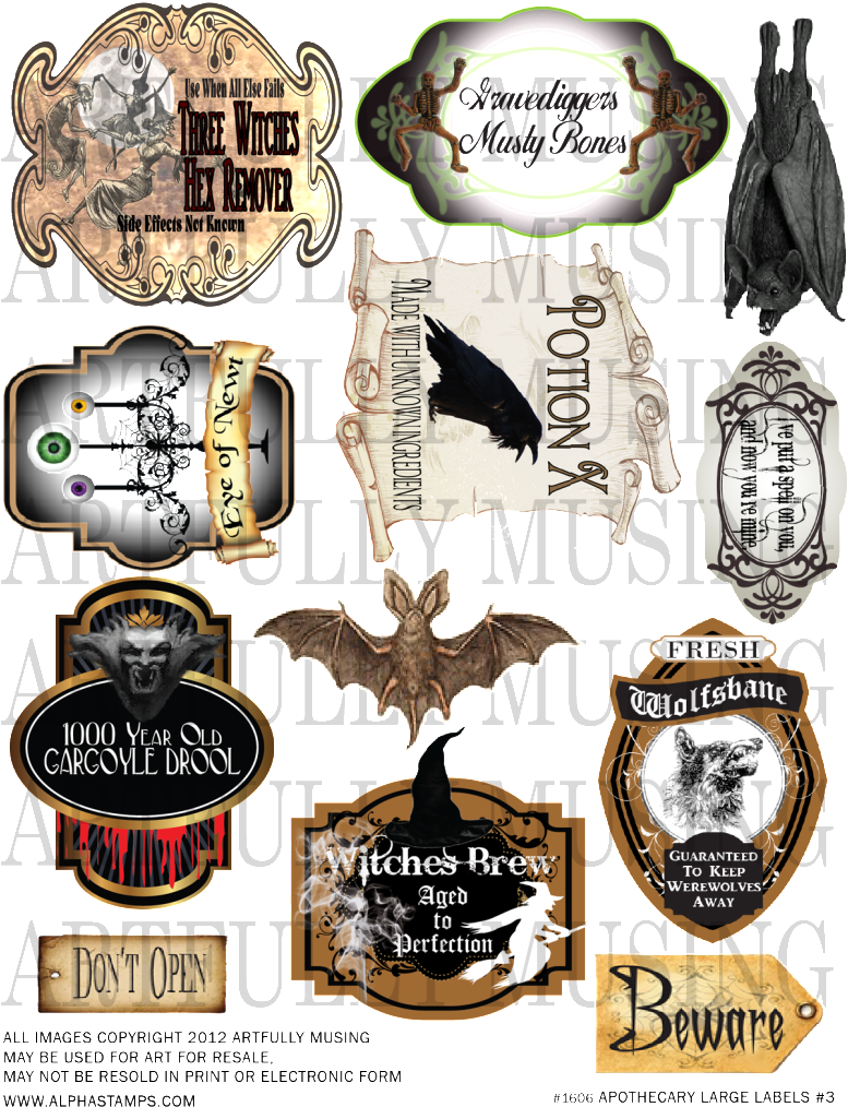 Witches Apothecary - Icanvas Bats Gallery Wrapped Canvas Art Print (795x1024)