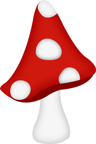 Artembellishmentscard - Orange Mushroom Clipart (527x800)
