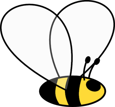 And Embellishment &ndash Clipart Biene Und Geschenkpapier - Clip Art (400x372)