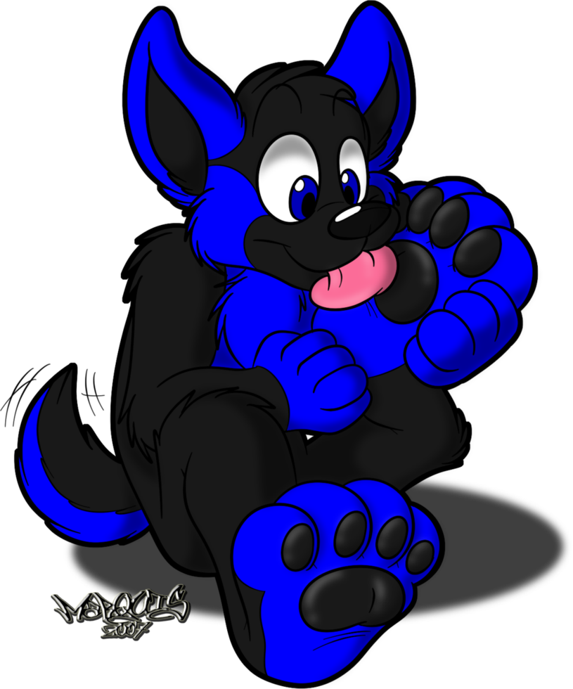 Clean Your Paws By Marquis2007 - Cartoon (815x980)