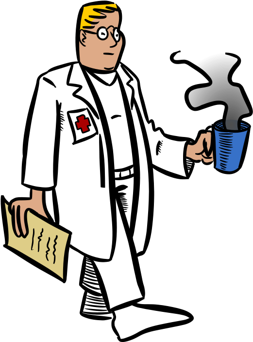 Clipart Of Doctor, Confidence And Physician - Official Book Of Doctor Doctor Jokes (627x800)