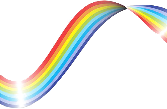 Rainbow Photography Clip Art - Colour Lines Png (564x471)