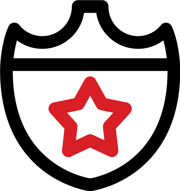 Security-badge - Black And White Pictures For Baby (578x612)
