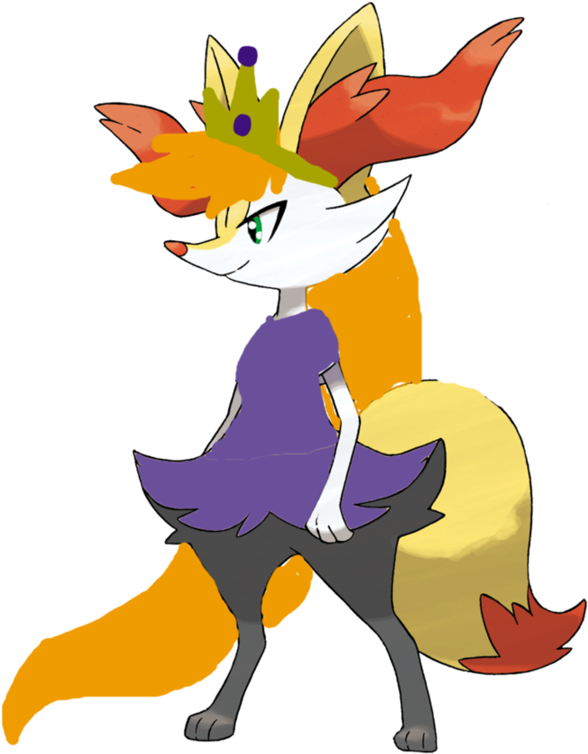 Rapunzel By Dashiestudios - Pokemon Shiny Fennekin Evolution (931x859)