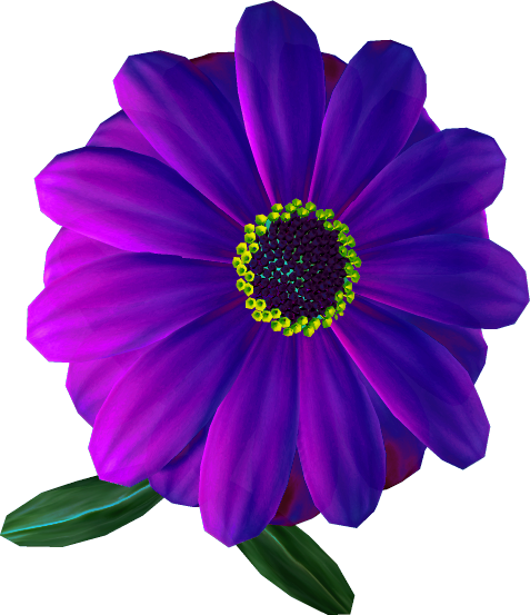 Purple Flower Png Transparent (477x553)