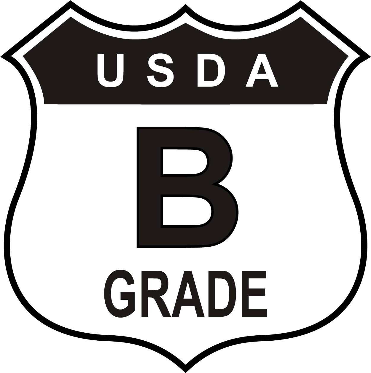 Egg Grading Shields - Usda Chicken Grade B (1308x1301)