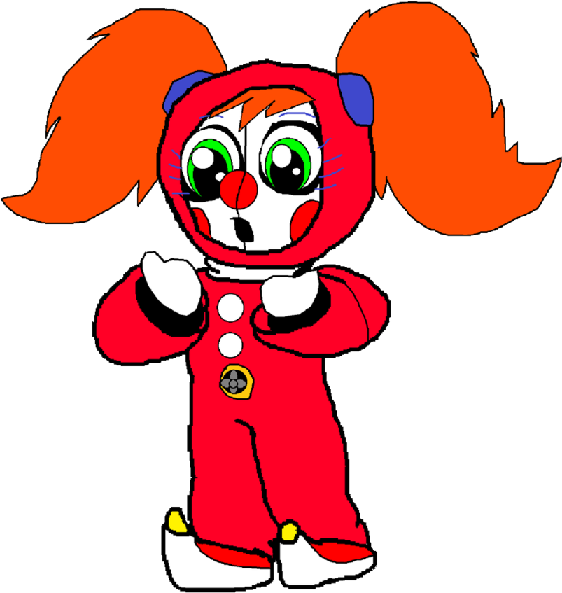 Reborn Circus Baby Vector By Alvaxerox - Reborn Baby Fnaf (880x908)
