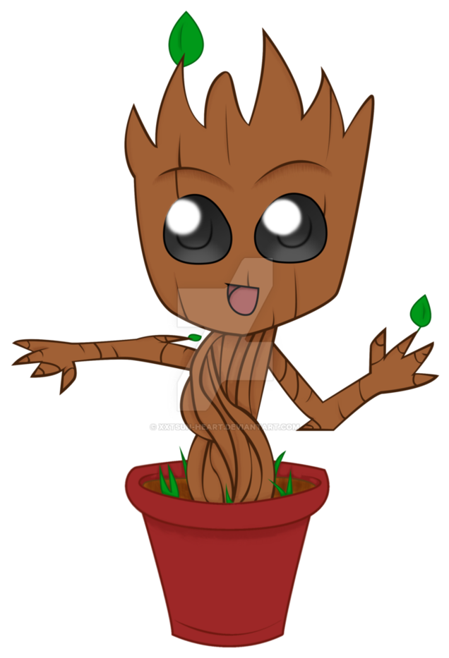 I Am Groot~ By Xxtsun-heart - Cartoon (786x1017)