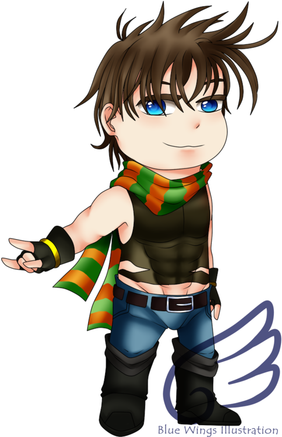 [fan Art] Joseph Joestar By Hermes-sama - Cartoon (894x894)