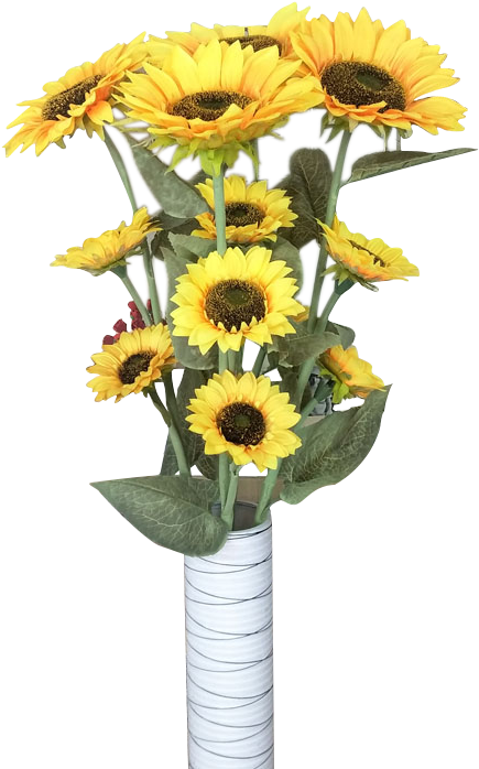 Artificial Sunflower Artificial Flowers Living Room - Sunflower (750x750)