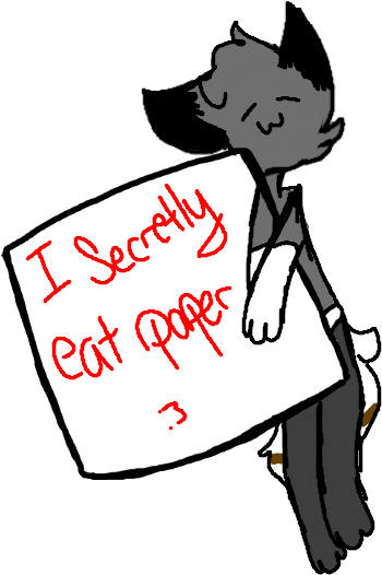 [c] Paper Eater By Tears Of Joseph - Cartoon (414x624)