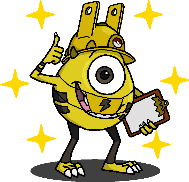 Shiny Elekid Mike Wazowski By Shawarmachine On - Shiny Elekid (800x800)