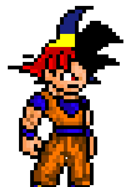 Super Goku - Megaman X Vs Goku (600x600)