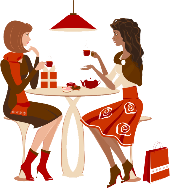 Two People Talking Talking Clipart - Clip Art (695x721)