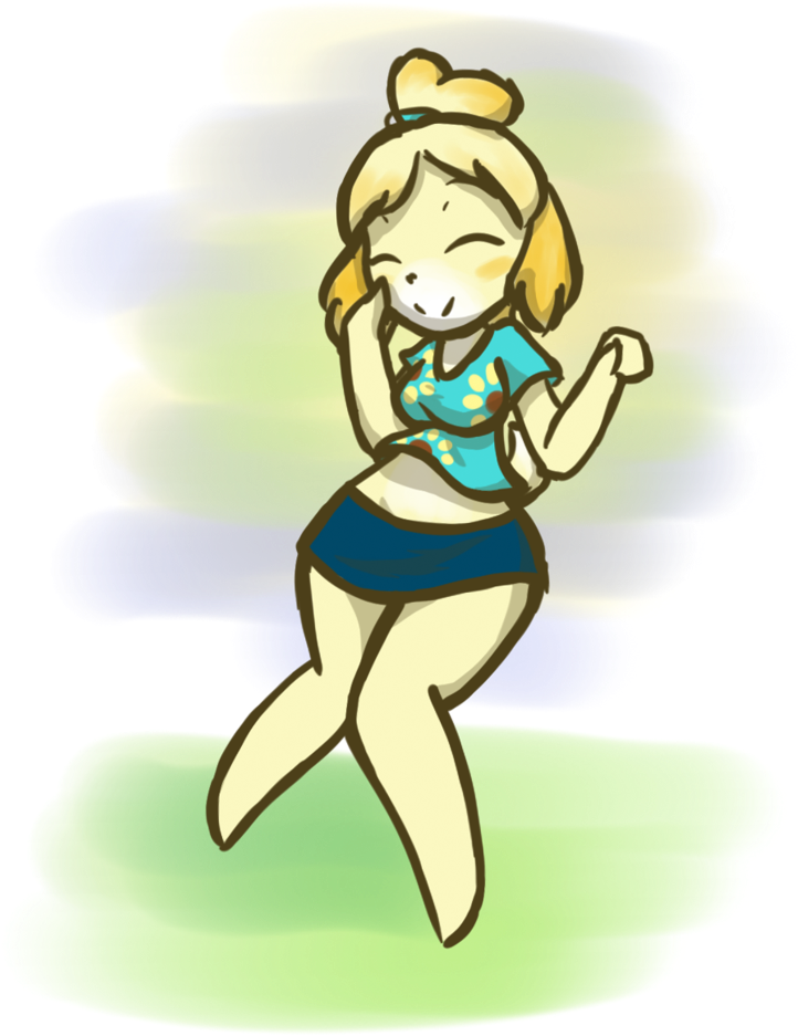 Summer Solstice Isabelle By Ihara - Cartoon (774x1032)