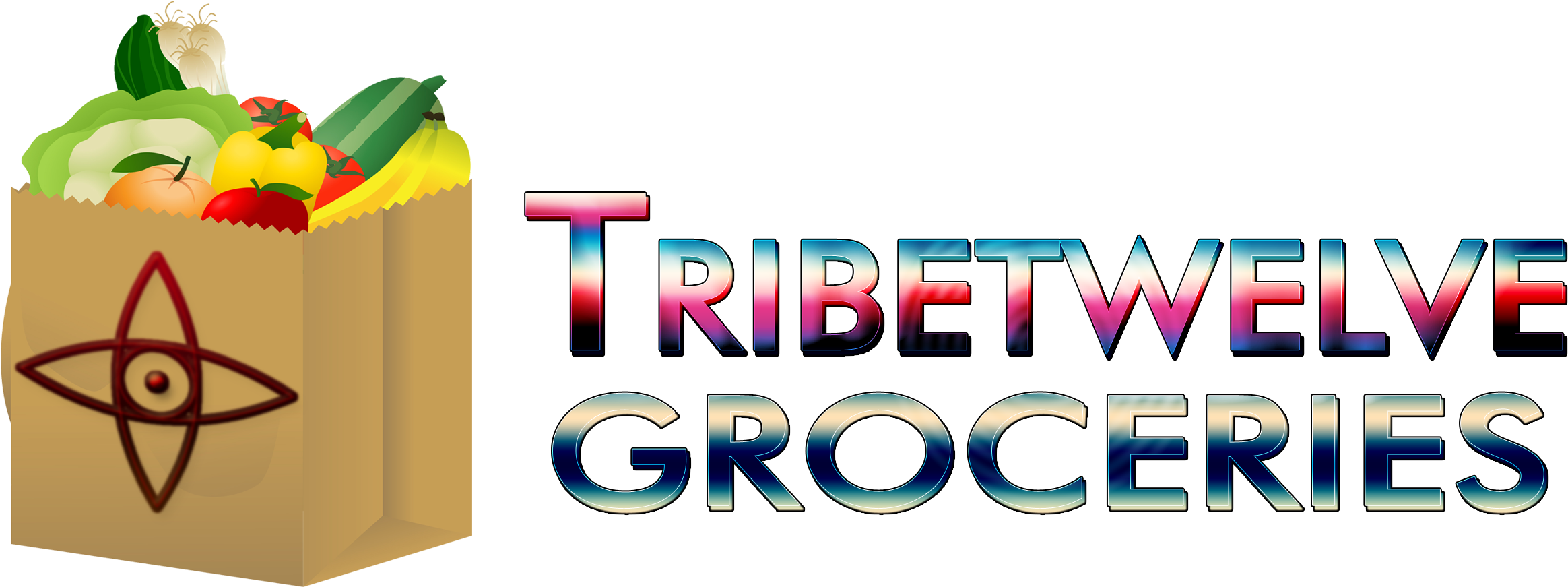 Tribetwelve Groceries Logo By Fearoftheblackwolf Tribetwelve - Graphic Design (2550x962)