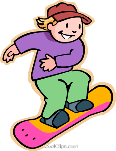 Snowboarding Clipart Cool - Snowboarding Clipart Cool (369x480)