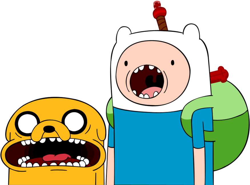 And I Ended Up Drawing Angry Suicidal Toast Throwing - Finn Et Jack Adventure Time (900x663)