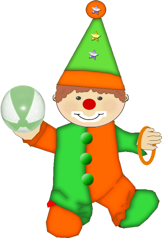 Circo & Palhaço E Parque - Cartoon (589x790)