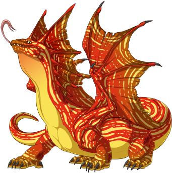 Ketchup & Mustard Dragon - Portable Network Graphics (350x350)