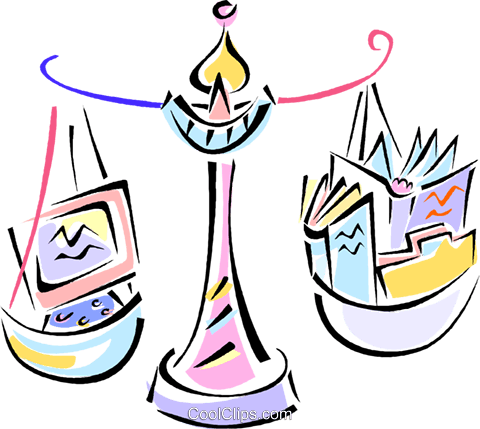 Balancing Technology Over Old Methods Royalty Free - Work–life Balance (480x429)