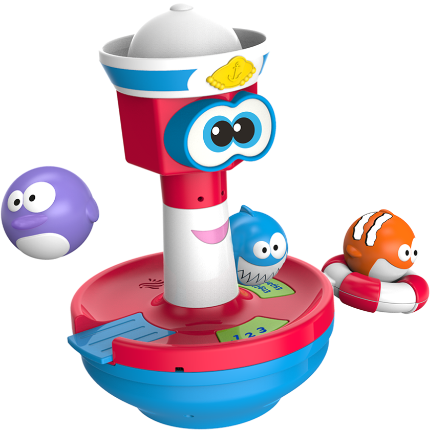 Bath Time Fiskekurv - Kidz Delight My Bath Time Light House (1024x924)