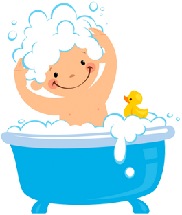 Baby Bath - Bath Cartoon (500x500)