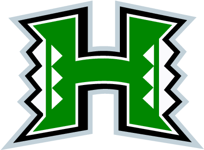 University Of Hawaii Clipart 2 By Kayla - Hawaii Rainbow Warriors (436x321)