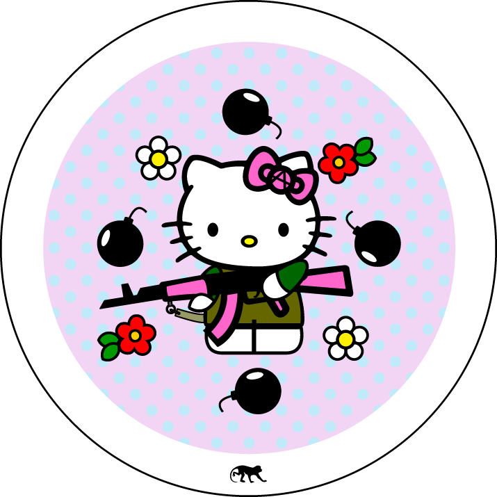 Hello Kitty Ak47 Spotted By Icmihrak - Hello Kitty Bye (715x715)