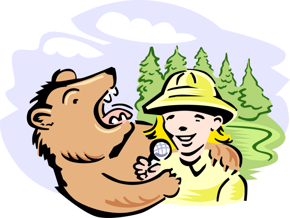 Vector Illustration Of Television Nature Documentary - Documentary Clip Art (931x700)