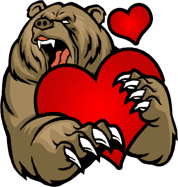 5 Oct - Angry Cartoon Grizzly Bear (586x616)