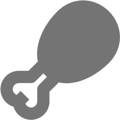 Food, Chicken, Drum, Stick Icon - Illustration (512x512)