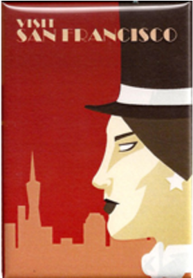 Visit San Francisco Magnet - San Francisco (400x400)