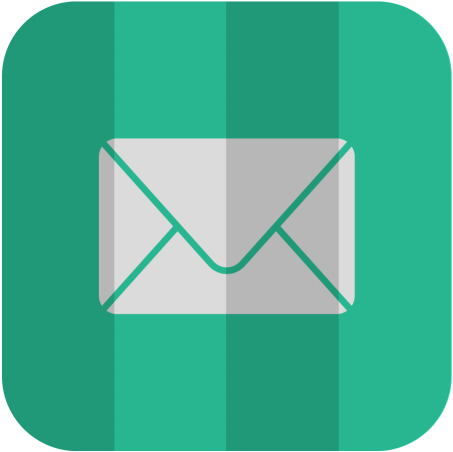 Email Icon Flat Png - Apple Email Icon (512x512)