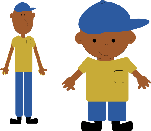 Cartoon Human Figure Cartoon Human Body Clipart 64 - Human Figure Human Clipart (500x433)
