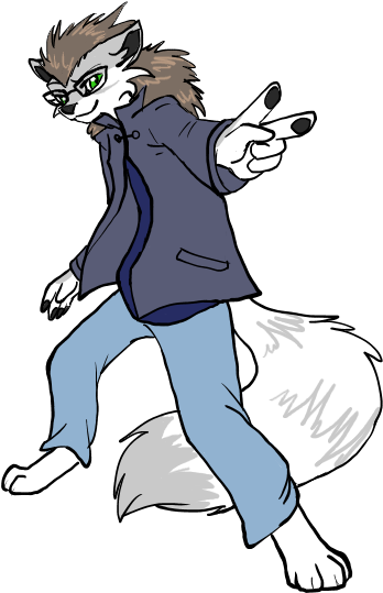 Coolest Nerd Of The Neighborhood By Ninchiru - Cartoon (356x541)