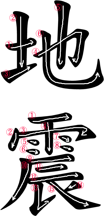 Japanese Word For Earthquake - Dignity In Japanes Words (500x966)